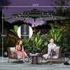 9.7 ft Solar LED Patio Umbrella (Base Not Included)