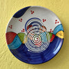 blue multi coloured