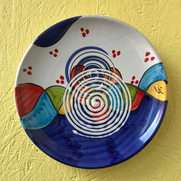 blue multi coloured