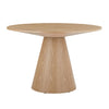 47.24'' Wooden Dining Table Round Dining Table, Hardwood Solids