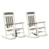 HDPE Oversized Outdoor Rocking Chairs, Set of 2