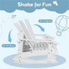 Kids' Solid Fir Wood Outdoor Rocking Chair