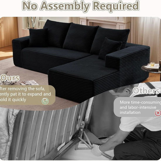 Comfy Modular Sectional Sofa With Chaise Lounge Design-4