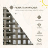 Solar Rattan Floor Lamp