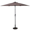9ft Solar LED Tilt Market Umbrella with Crank – Tan