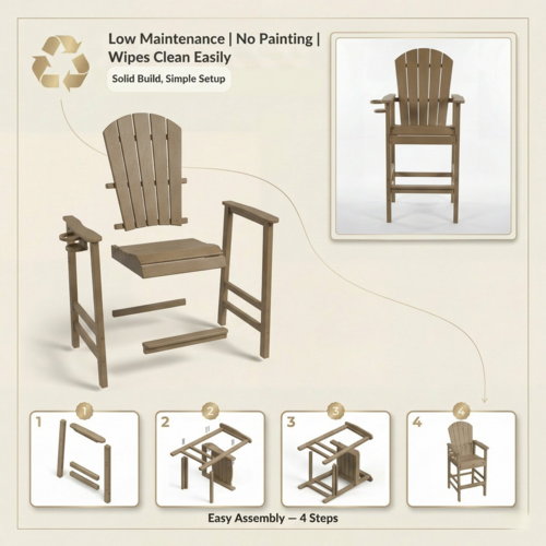 Weatherproof poly lumber