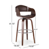 Outdoor Wicker Bar Stool With Back