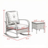 Three-Piece PE Wicker Rocking Chair Patio Set