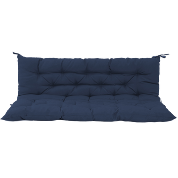 Waterproof Porch Swing Cushion, 70-Inch with Backrest