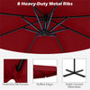 10 ft Patio Cantilever Umbrella with Cover