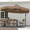 10 ft Cantilever Patio Umbrella with Cover