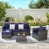 Outdoor Patio Seating Set 3-piece set with Cushions for Patio, Garden