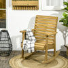 Slatted Rocking Chair — Light Brown