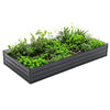 Galvanized Raised Garden Beds Outdoor // 8×4×1 Ft Planter Raised Beds