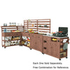 Extendable Outdoor Kitchen Island — Solid Wood
