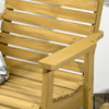 Slatted Rocking Chair — Light Brown