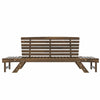 Adjustable Wood Daybed Sofa — Beige