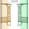 Garden Arbor Bench — Natural Wood