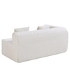 Curved L-Shaped Modular Sectional Sofa, 110"