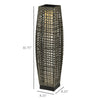 Solar Rattan Floor Lamp