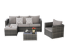 Outdoor Patio Seating Set 3-piece set with Cushions for Patio, Garden