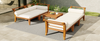 Acacia Wood Modular Sectional — 6 Piece