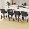 Modern Swivel Counter Height Bar Stools Set of Four-0