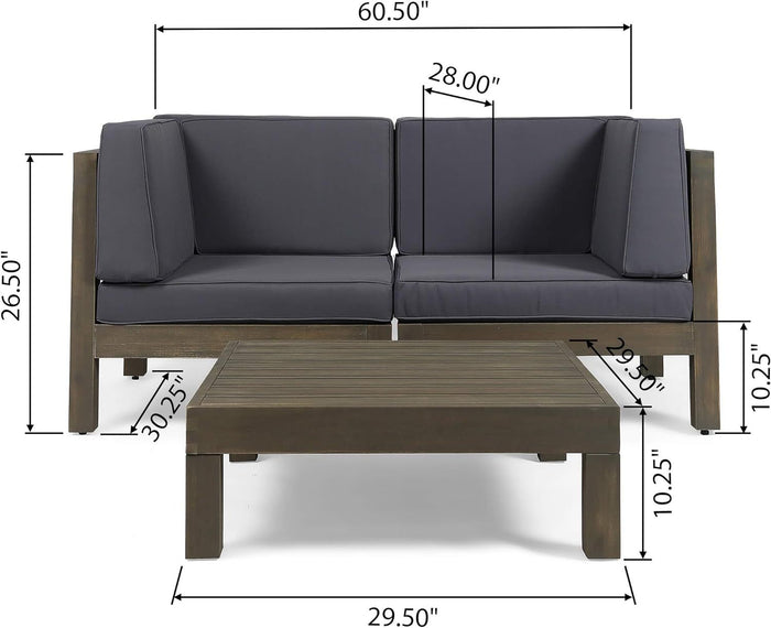 Acacia wood construction
