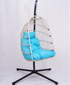 Wicker Hanging Egg Chair with Stand