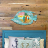 Fish Coastal Door Decor - Handcrafted Wood Wall Hanger
