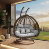 Twisted Wave Hanging Basket Swing Chair