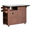 Extendable Outdoor Kitchen Island — Solid Wood