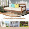 Acacia Wood Porch Swing Bed — Twin Size
