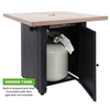 28in Propane Gas Fire Pit Table, 48,000 BTU Outdoor Patio Firetable