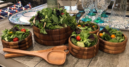 Coastal Entertaining Salad Bowl Set — 7 Piece