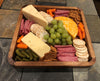 Square Acacia Wood Serving Tray