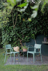 Commercial Grade Stacking Patio Dining Chairs, Set of 4