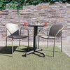Set of 4 Aluminum Patio Dining Armchairs — Commercial Grade