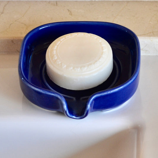 glossy cobalt blue