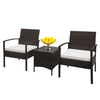 Rattan Sofa Set with Coffee Table — 3 Piece