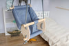 Convertible Baby Cradle Swing with Safety Belts