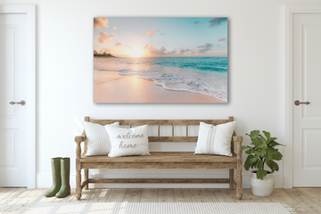 Sea & Waves Tempered Glass Wall Art, 18 x 28 in