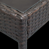 4-Piece PE Rattan Patio Sofa Set with Glass-Top Table