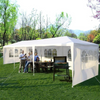 White Party Tent 3 x 9m Five-Sided Waterproof Gazebo