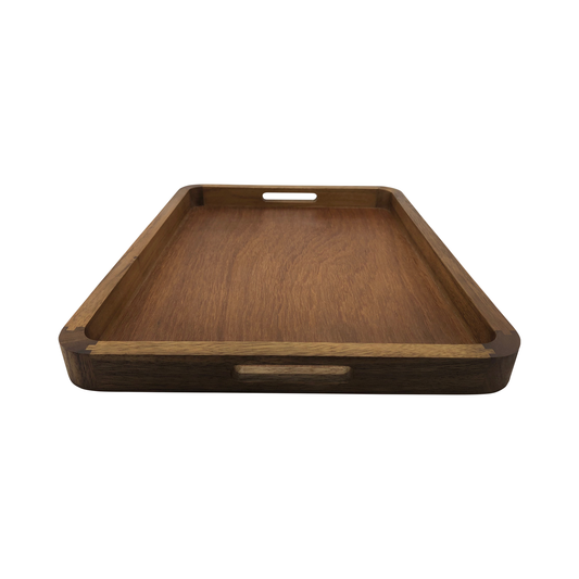 Rectangular Wood Serving Tray — 14" × 18"