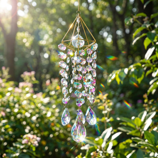Crystal Prism Suncatcher Window Hanging