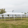 White Party Tent 3 x 9m Five-Sided Waterproof Gazebo