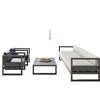 LuneluX Garden Aluminum Outdoor Sofa Set