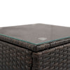Rattan Sofa Set with Coffee Table — 3 Piece