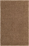 Coffee Shaggy High-Pile Area Rug